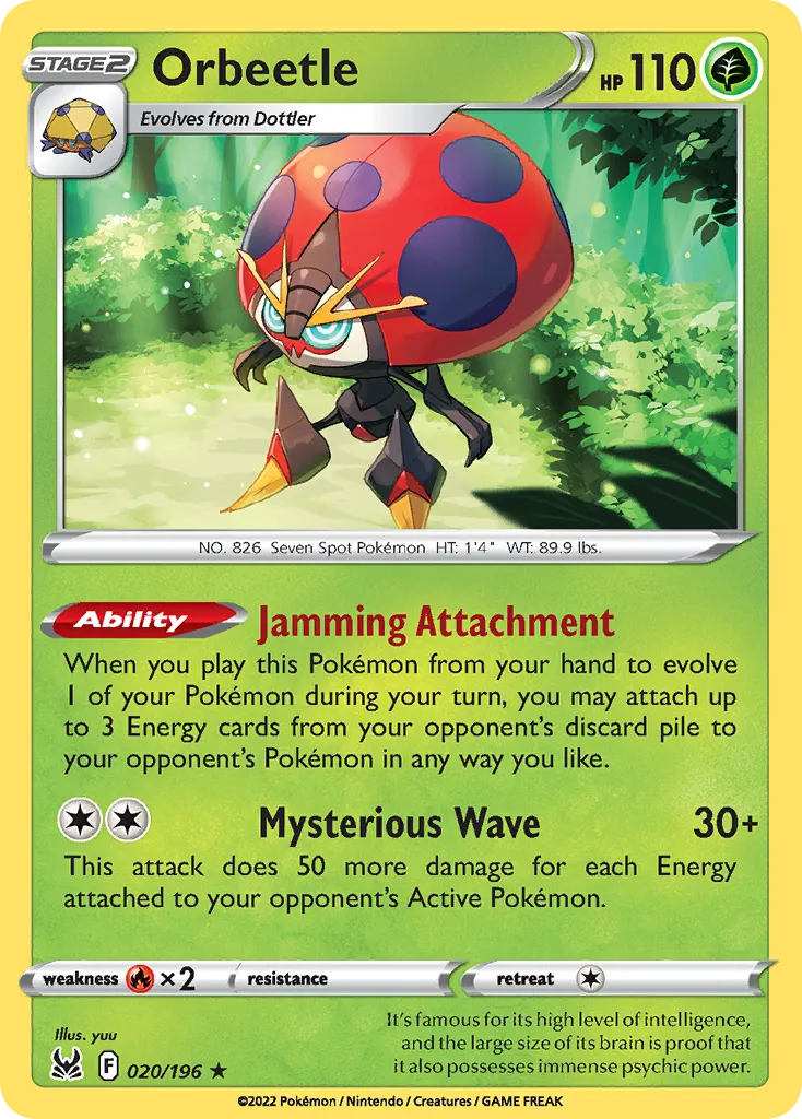 Orbeetle #20, Lost Origin Reverse Foil