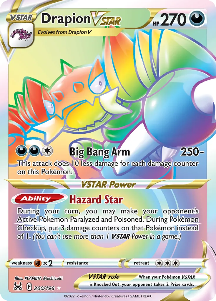 Drapion VSTAR #200, Lost Origin Secret