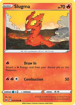 Slugma #21, Standard