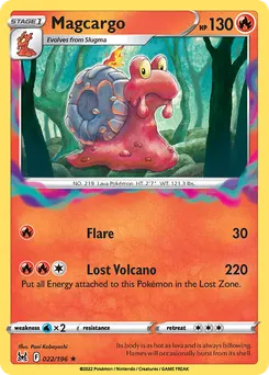 Magcargo #22, Reverse Foil