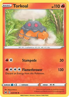 Torkoal #23, Reverse Foil