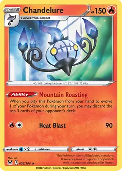 Chandelure #26, Reverse Foil