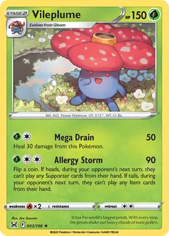 Vileplume #3, Reverse Foil