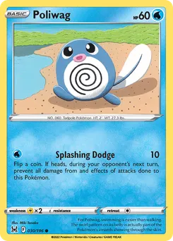 Poliwag #30, Reverse Foil