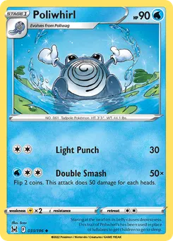 Poliwhirl #31, Reverse Foil