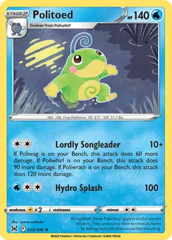 Politoed #32, Reverse Foil
