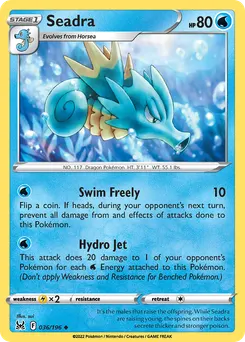 Seadra #36, Reverse Foil