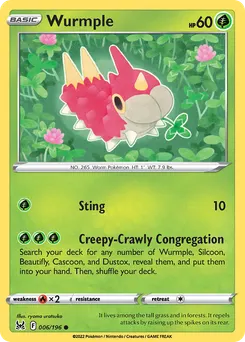 Wurmple #6, Reverse Foil