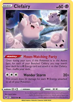 Clefairy #62, Reverse Foil