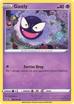 Gastly #64, Reverse Foil