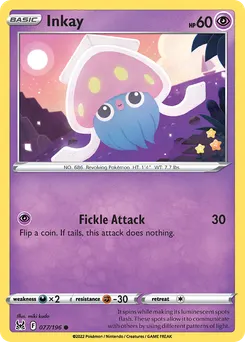 Inkay #77, Reverse Foil