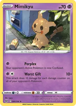 Mimikyu #80, Reverse Foil