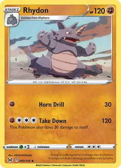 Rhydon #90, Standard