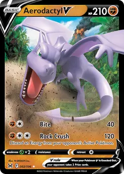Aerodactyl V #92, Standard