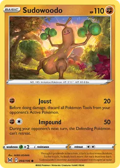 Sudowoodo #94, Reverse Foil