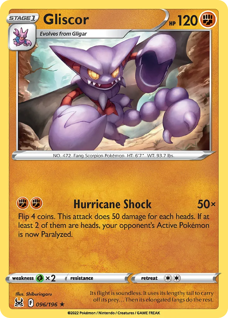 Gliscor #96, Lost Origin