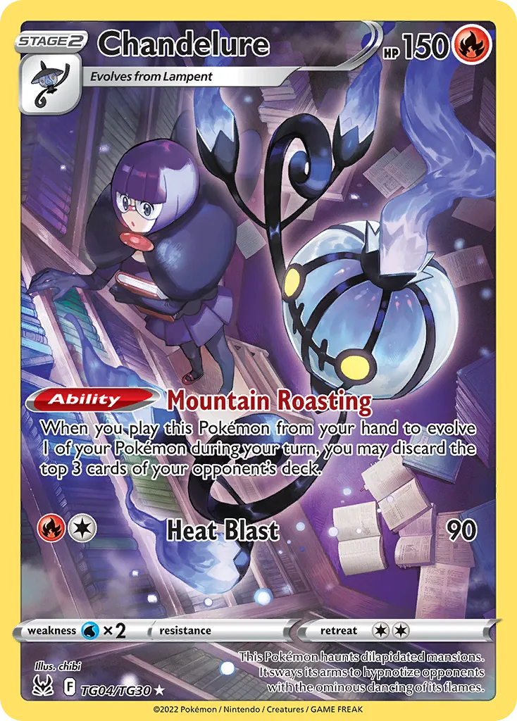 Chandelure #TG04, Lost Origin Trainer Gallery