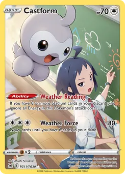 Castform #TG11, Standard