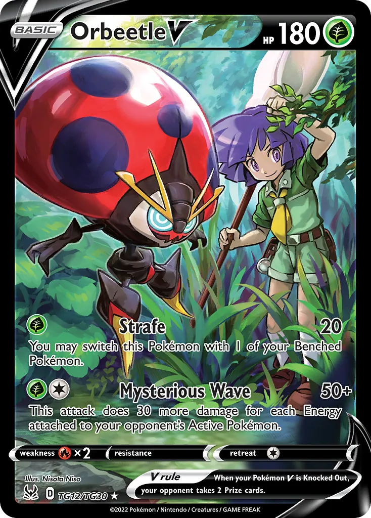 Orbeetle V #TG12, Lost Origin Trainer Gallery