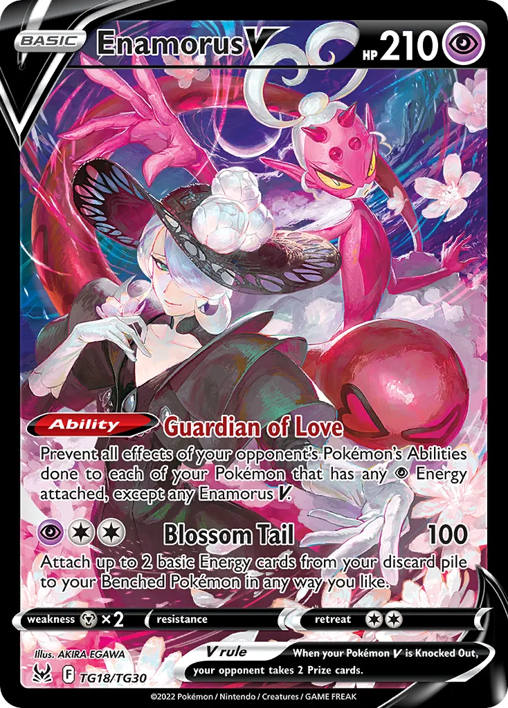 Enamorus V #TG18, Lost Origin Trainer Gallery