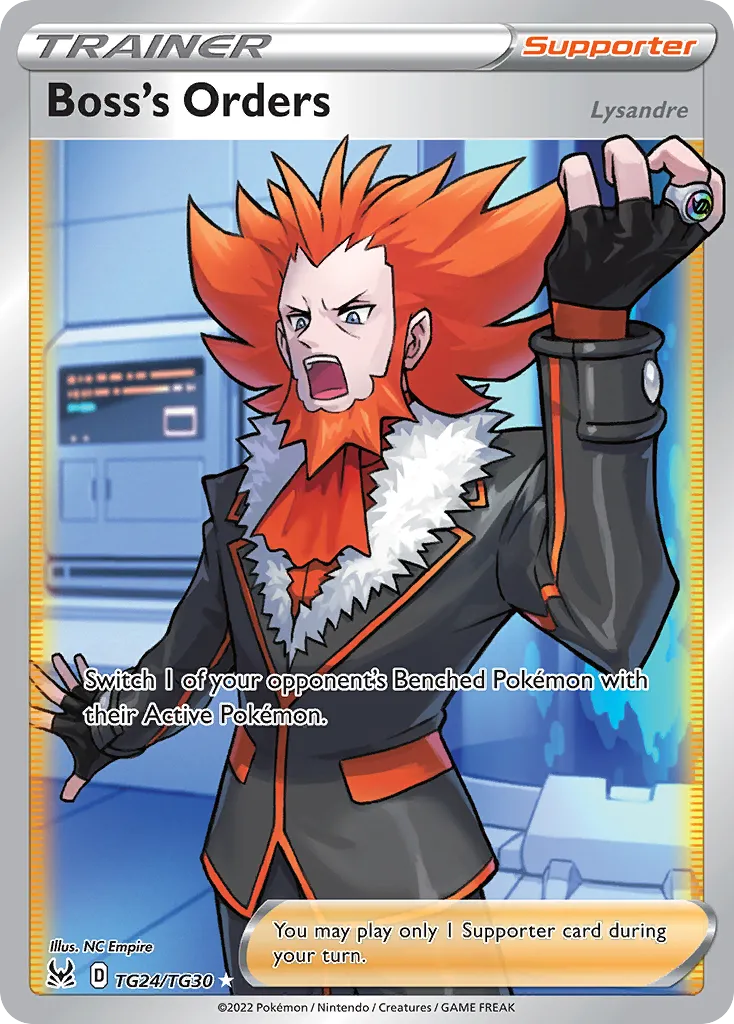 Boss's Orders #TG24, Lost Origin Trainer Gallery