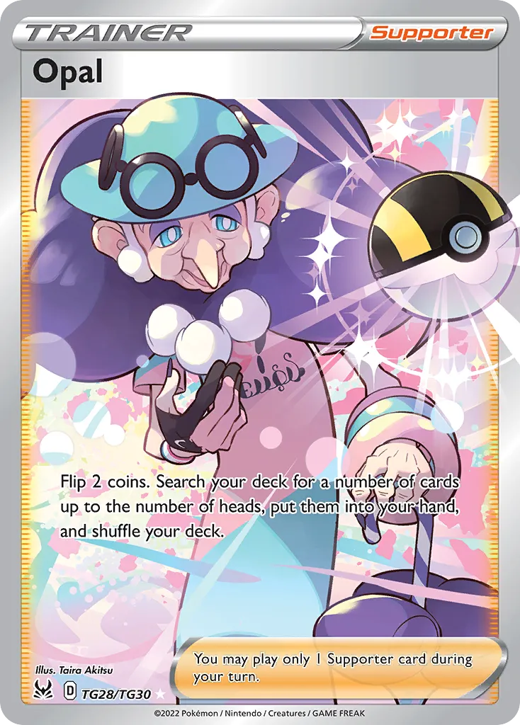 Opal #TG28, Lost Origin Trainer Gallery