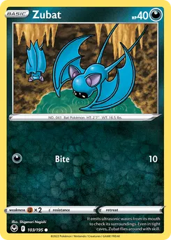 Zubat #103, Silver Tempest