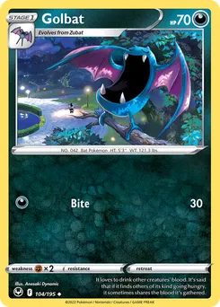 Golbat #104, Silver Tempest