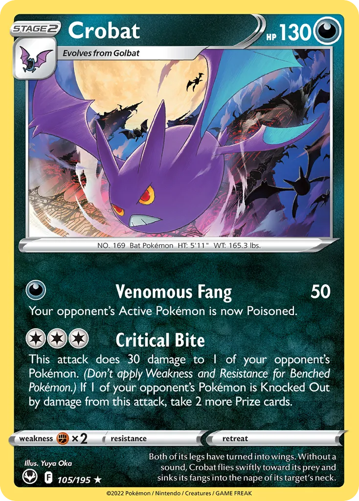 Crobat #105, Silver Tempest