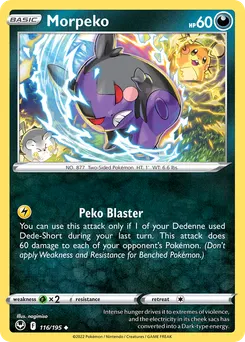 Morpeko #116, Silver Tempest