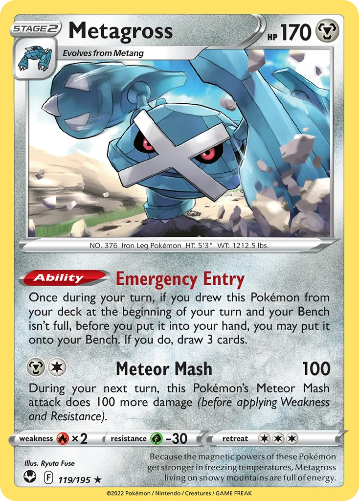Metagross #119, Silver Tempest