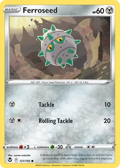 Ferroseed #121, Silver Tempest
