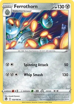 Ferrothorn #122, Silver Tempest