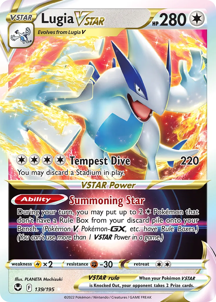 Lugia VSTAR #139, Silver Tempest Jumbo