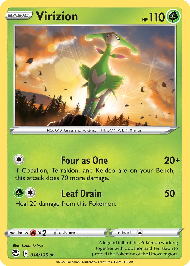 Virizion #14, Silver Tempest
