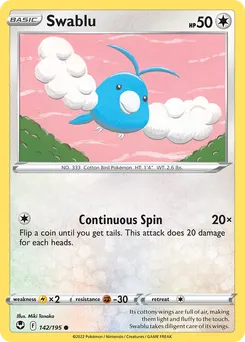 Swablu #142, Silver Tempest