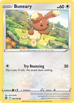Buneary #144, Silver Tempest