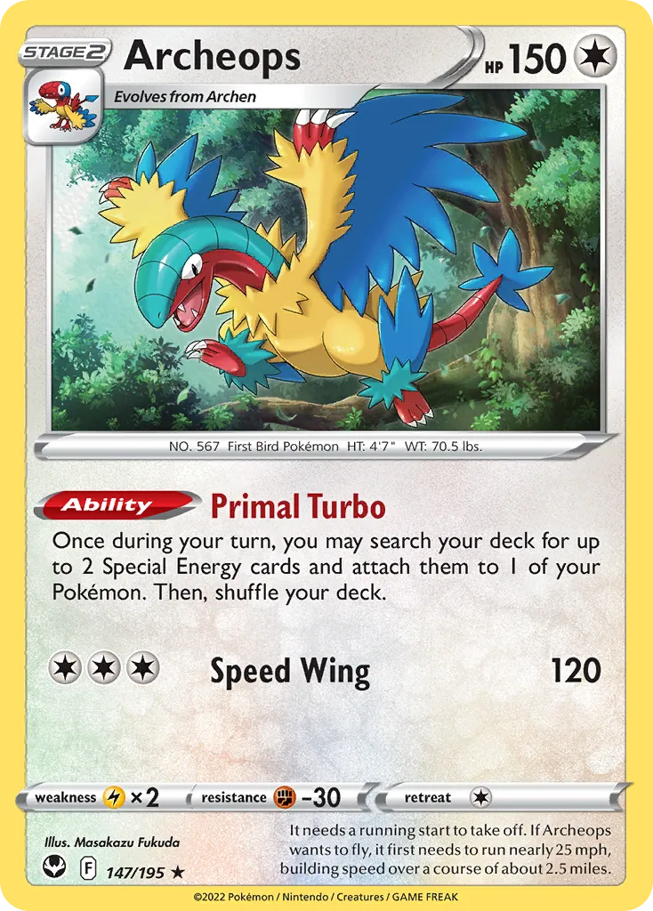 Archeops #147, Silver Tempest Reverse Foil