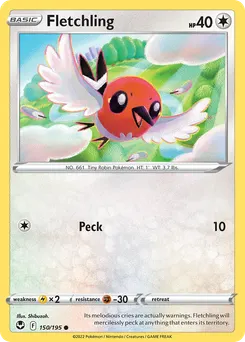 Fletchling #150, Silver Tempest