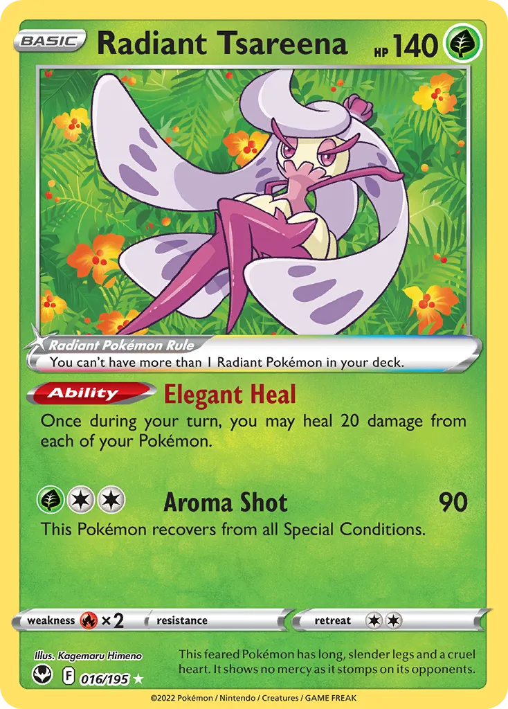 Radiant Tsareena #16, Silver Tempest