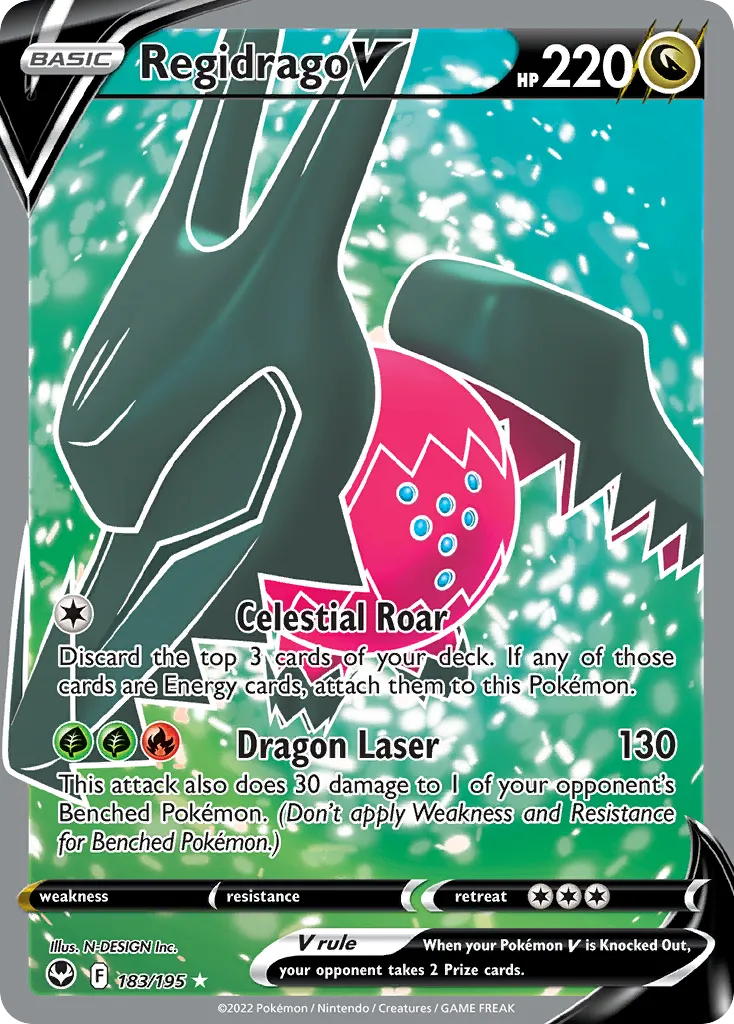 Regidrago V #183, Silver Tempest