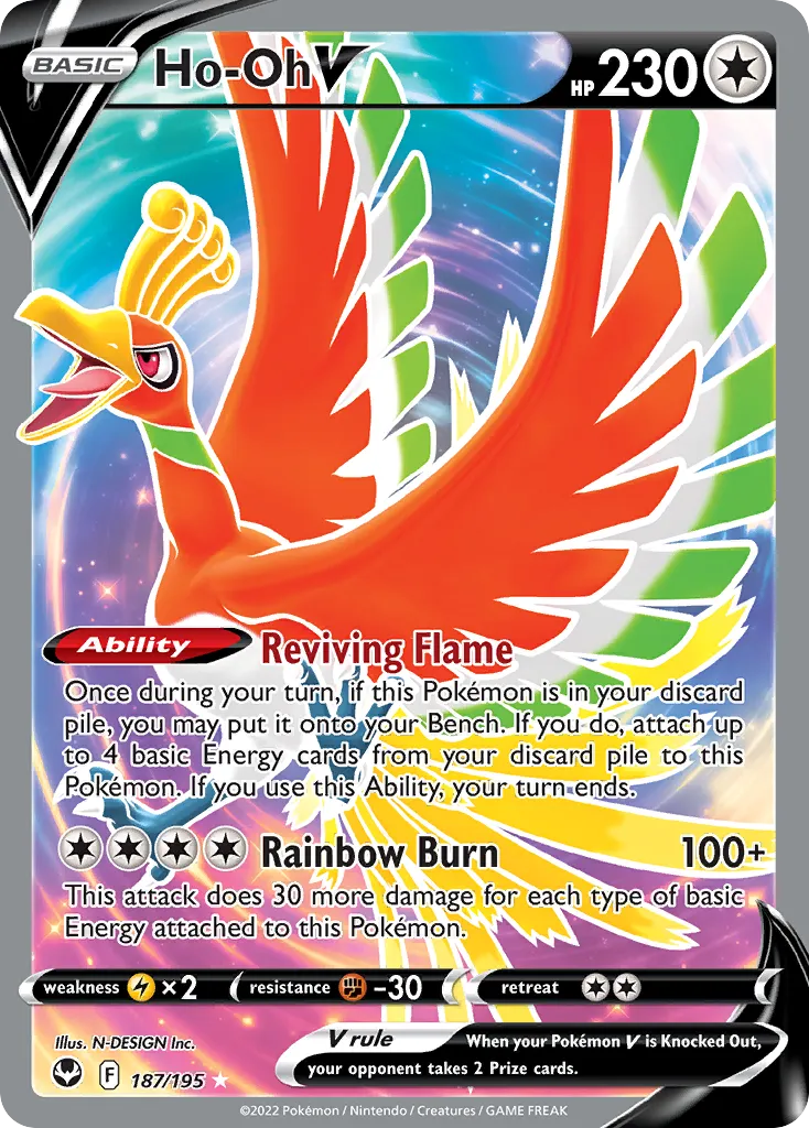Ho-Oh V #187, Silver Tempest