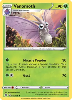 Venomoth #2, Reverse Foil