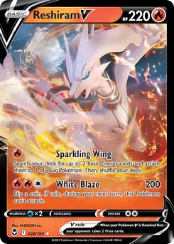 Reshiram V #24, Standard