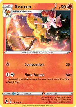 Braixen #26, Silver Tempest