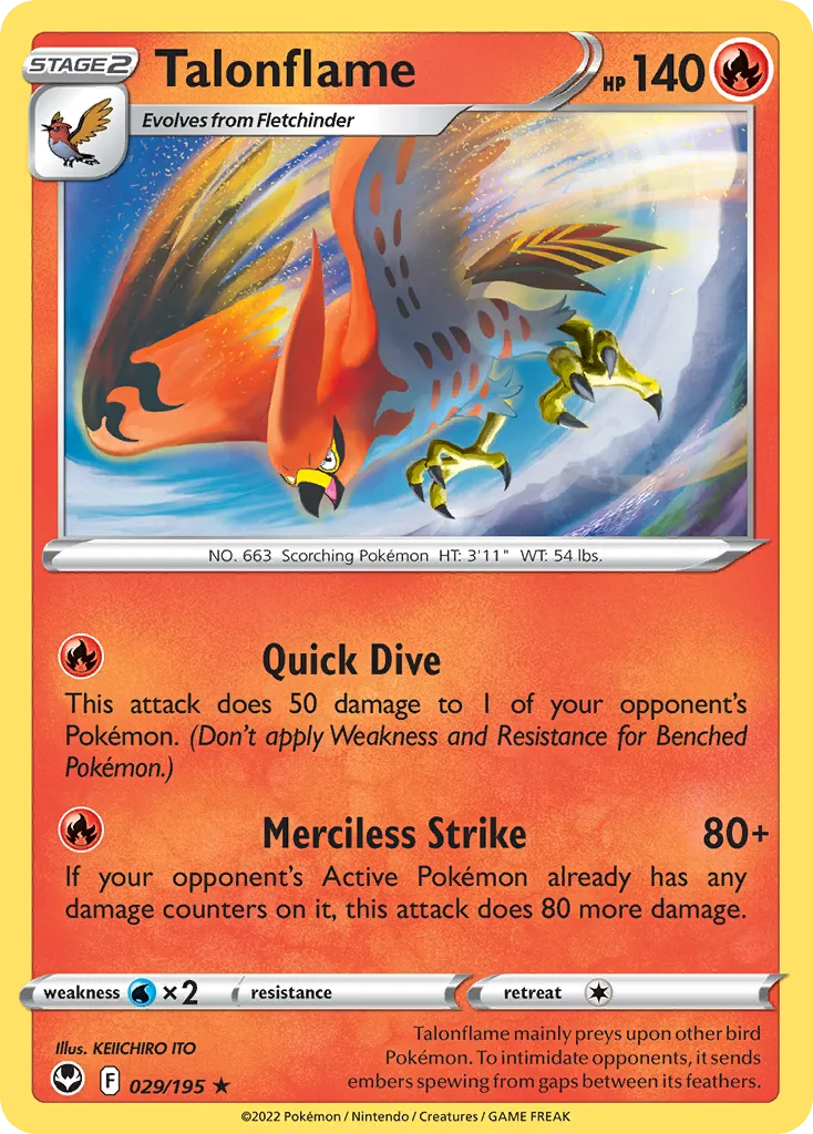 Talonflame #29, Silver Tempest