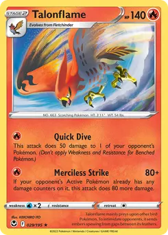 Talonflame #29, Standard