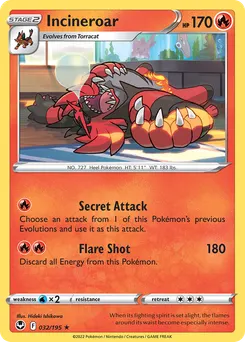 Incineroar #32, Standard