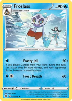 Froslass #43, Silver Tempest