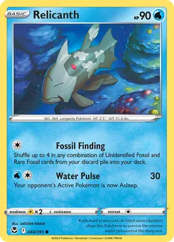 Relicanth #44, Reverse Foil